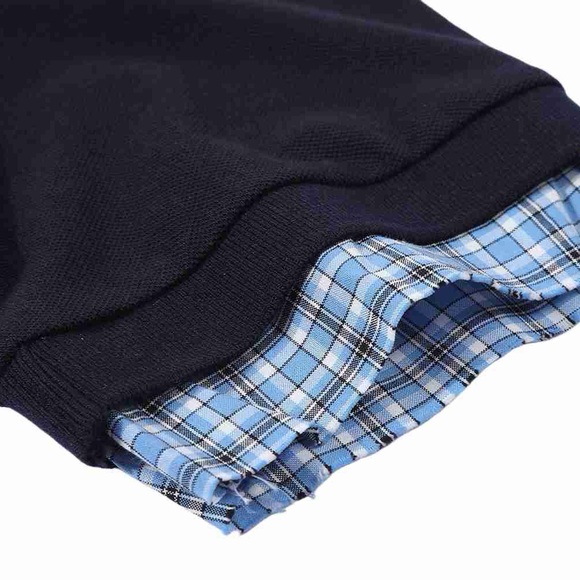 Miu Miu Women's Navy Blue Polo Collar Short-Sleeve T-Shirt - Picture 6 of 7